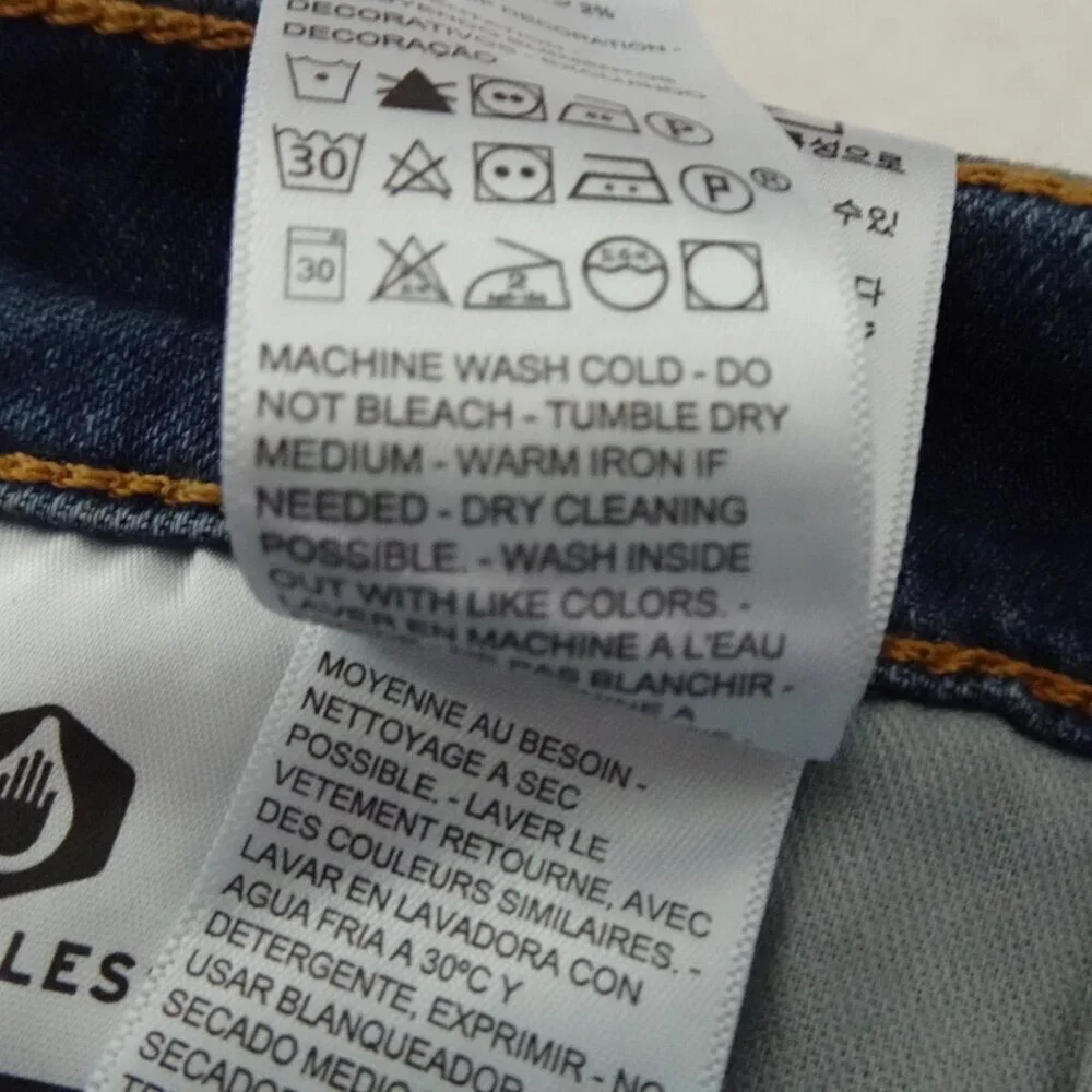 Levi's 511 Slim Jeans Men's Size 40x32 Blue Denim Stretch